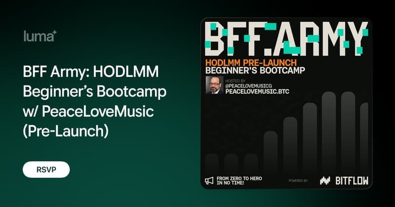 HODLMM Beginner’s Bootcamp w/ PeaceLove (Pre-Launch)