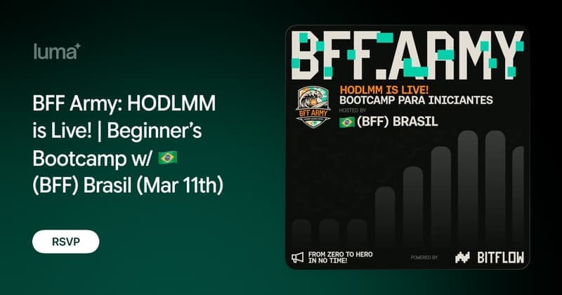 BFF Army: HODLMM is Live! | Beginner’s Bootcamp w/ $DOG Army Brasil