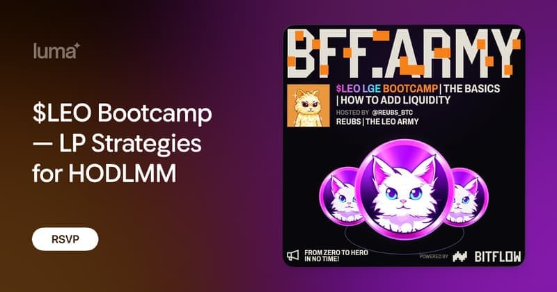 Bootcamp | $LEO LP Strategies on HODLMM